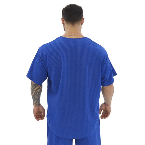 Mens Oversize Active T-shirt V-neck Rag Top