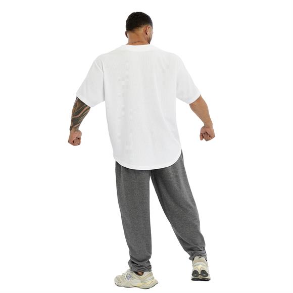 Mens Oversize Active T-shirt V-neck Rag Top