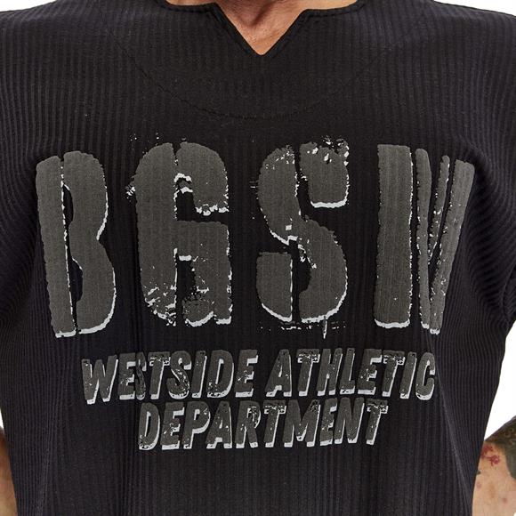 Mens Oversize Active T-shirt V-neck Rag Top