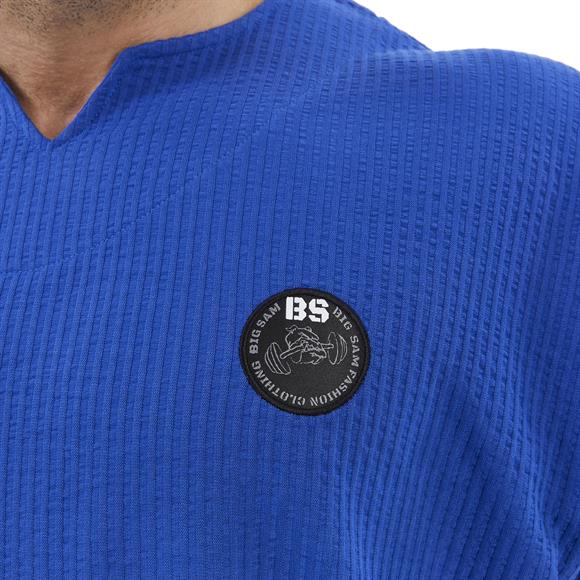 Mens Oversize Active T-shirt V-neck Rag Top