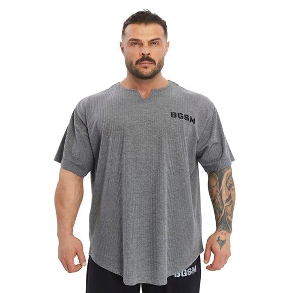 Mens Oversize Active T-shirt V-neck Rag Top
