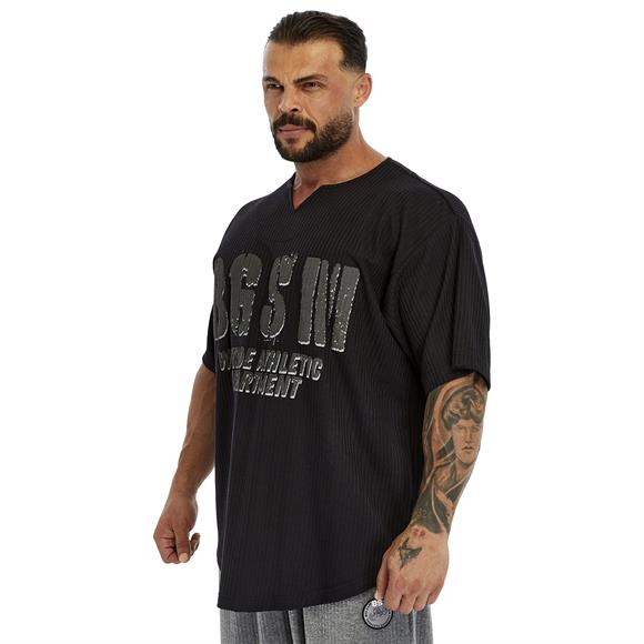Mens Oversize Active T-shirt V-neck Rag Top