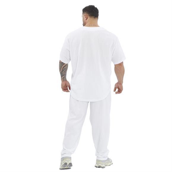 Mens Oversize Active T-shirt V-neck Rag Top