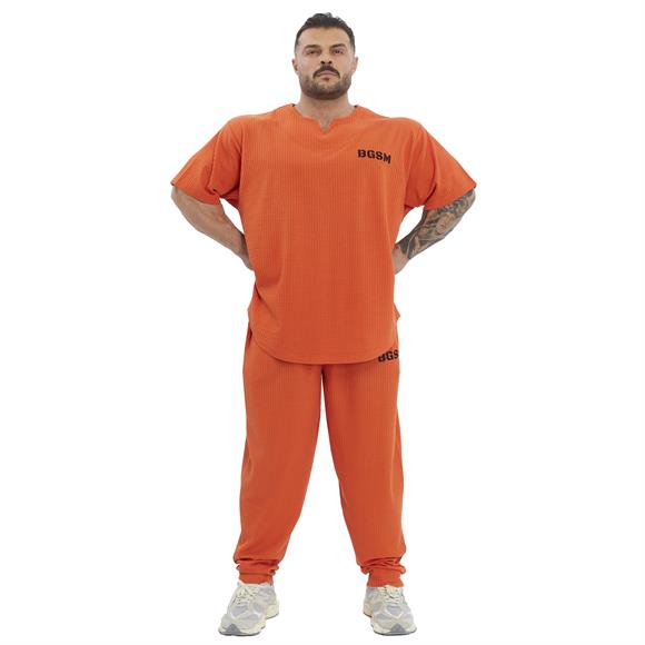 Mens Oversize Active T-shirt V-neck Rag Top