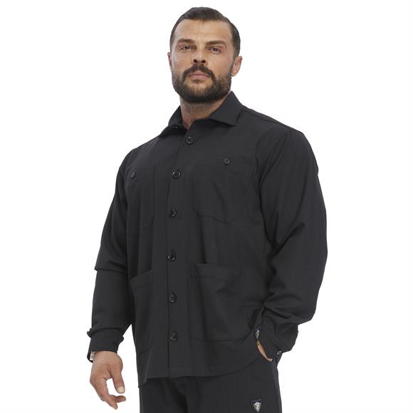 Mens Oversize Button Down Overshirt