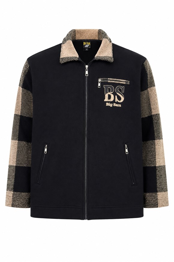 Mens Oversized Zip-Up Winter Casual Jacket