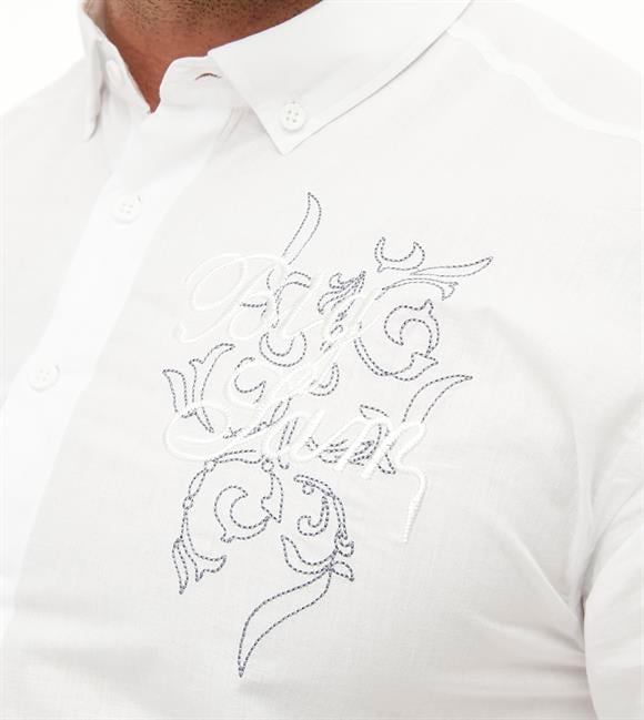 Mens Oversize Cotton Short Sleeve Shirt