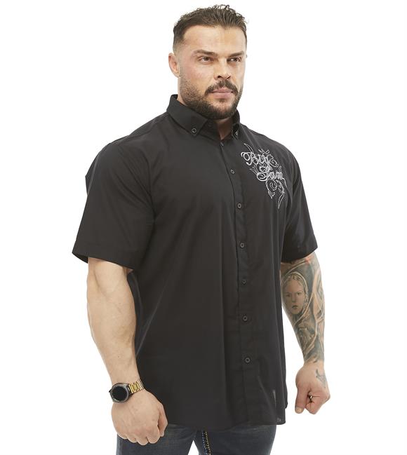 Mens Oversize Cotton Short Sleeve Shirt