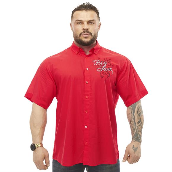 Mens Oversize Cotton Short Sleeve Shirt