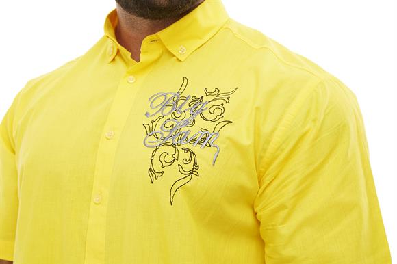 Mens Oversize Cotton Short Sleeve Shirt