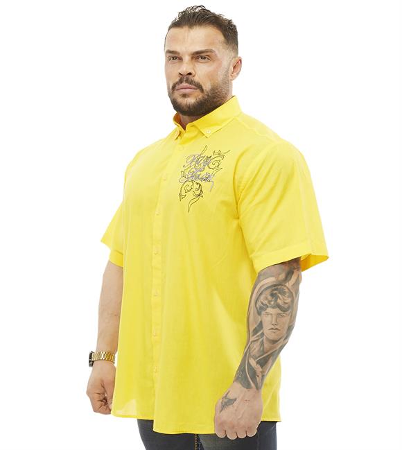 Mens Oversize Cotton Short Sleeve Shirt