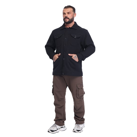 Mens Heavyweight Oversized Shirt Jacket