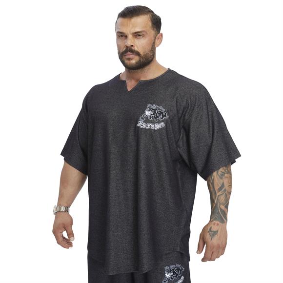 Mens Oversize Embroidered Cotton Rag Top T-shirt