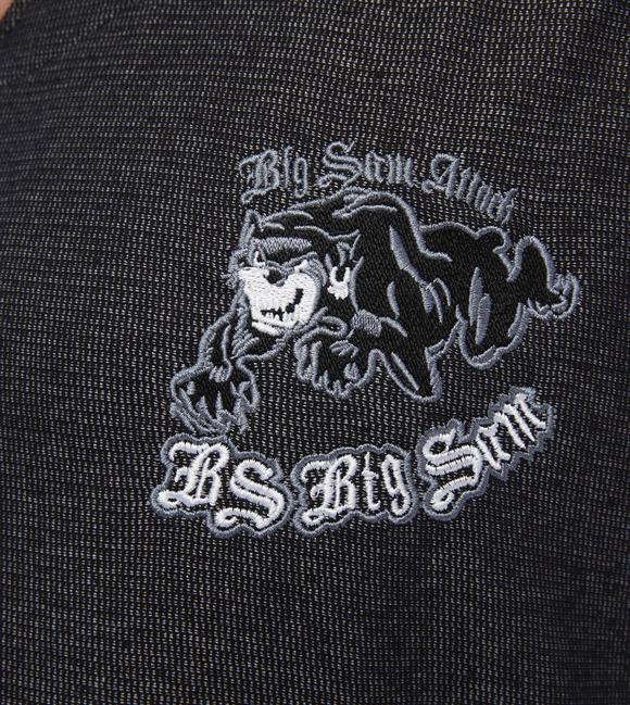 Mens Oversize Embroidered Cotton Rag Top T-shirt