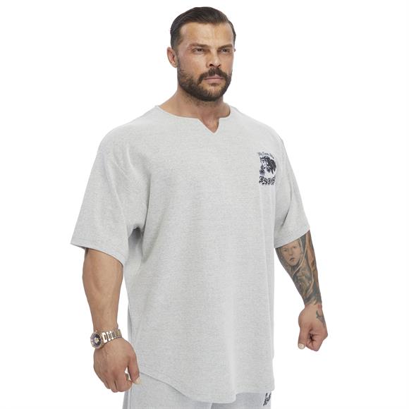 Mens Oversize Embroidered Cotton Rag Top T-shirt