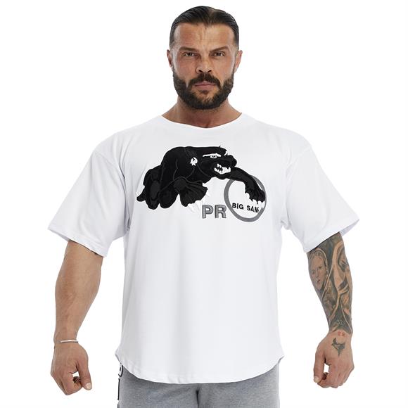 Mens Oversize Embroidered Rag Top T-shirt