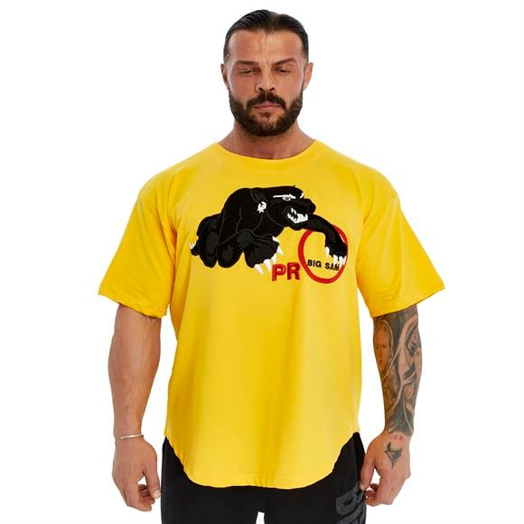 Mens Oversize Embroidered Rag Top T-shirt