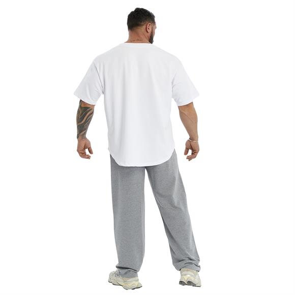 Mens Oversize Embroidered Rag Top T-shirt