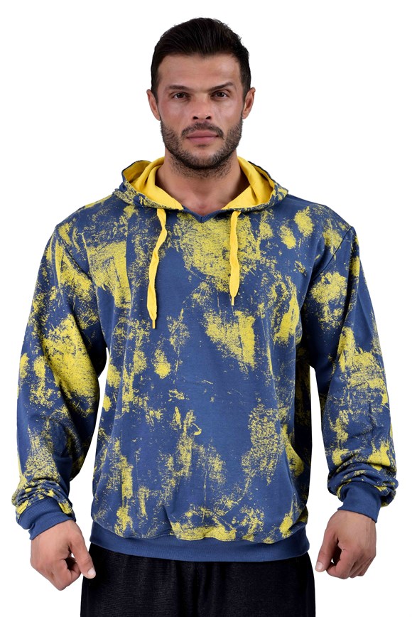 Mens Oversize Hooded Long Sleeve