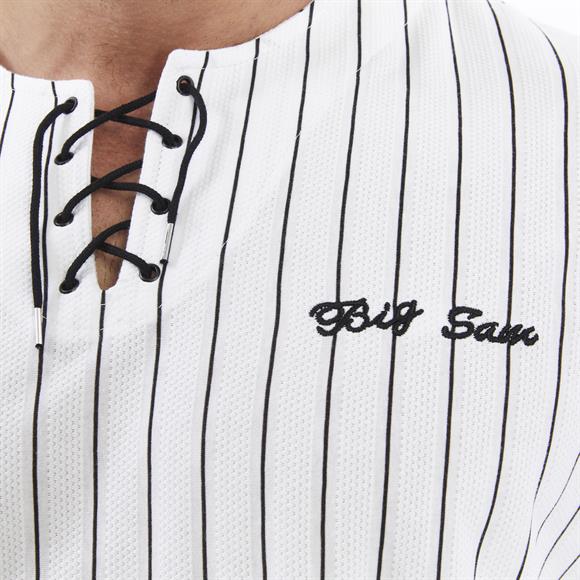 Mens Oversize Lace Up Cotton T-shirt