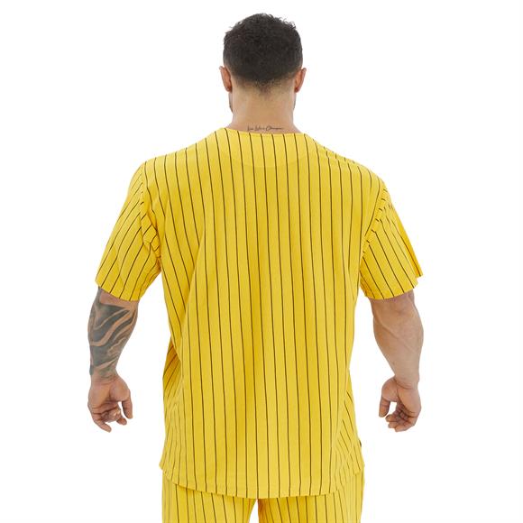 Mens Oversize Lace Up Cotton T-shirt