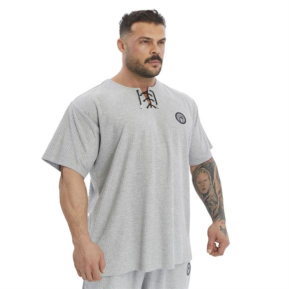 Mens Oversize Lace Up Cotton T-shirt