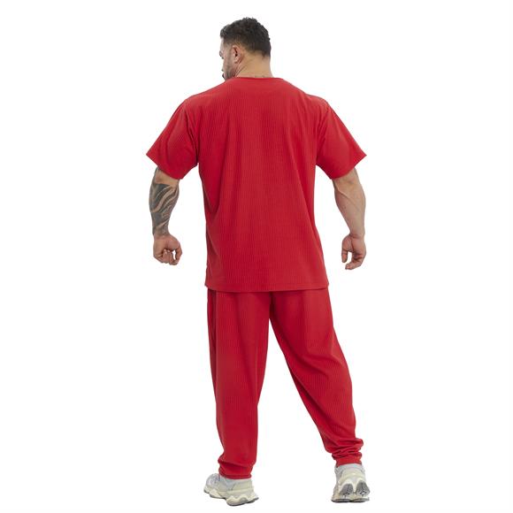 Mens Oversize Lace Up Cotton T-shirt