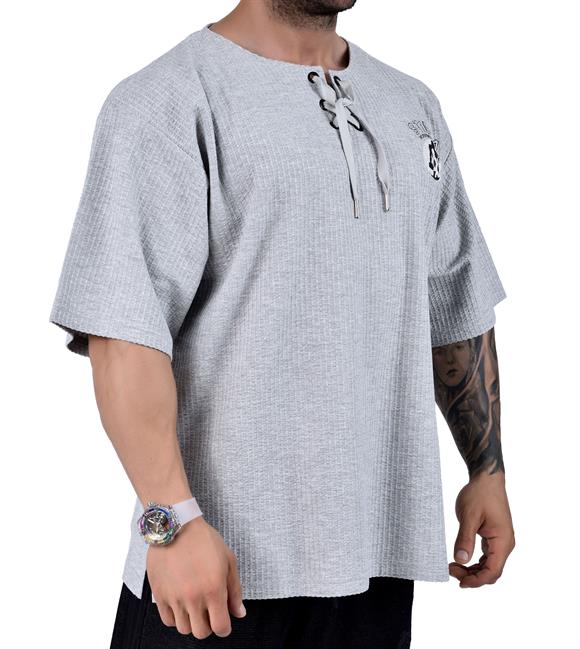 Mens Oversize Lace Up T-shirt