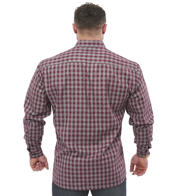 Mens Oversize Long Sleeve Button Closure Winter Shirts