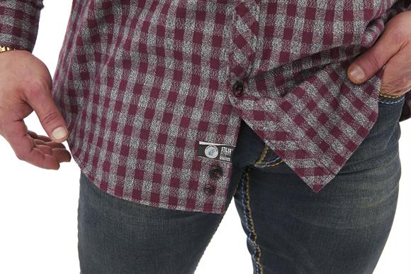 Mens Oversize Long Sleeve Button Closure Winter Shirts