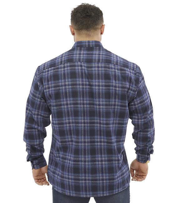 Mens Oversize Long Sleeve Button Closure Winter Shirts