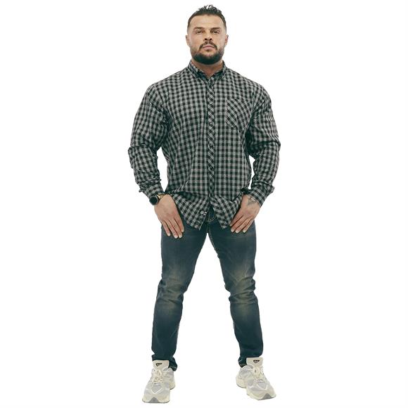 Mens Oversize Long Sleeve Button Closure Winter Shirts