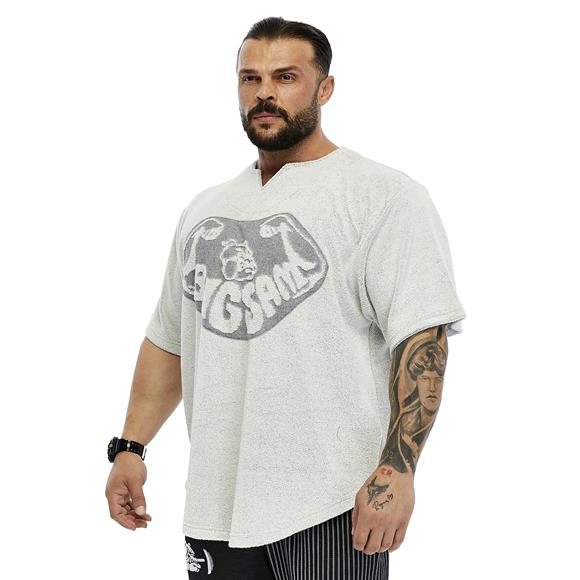 Mens Oversize Natural, Heavy Rag Top T-shirt
