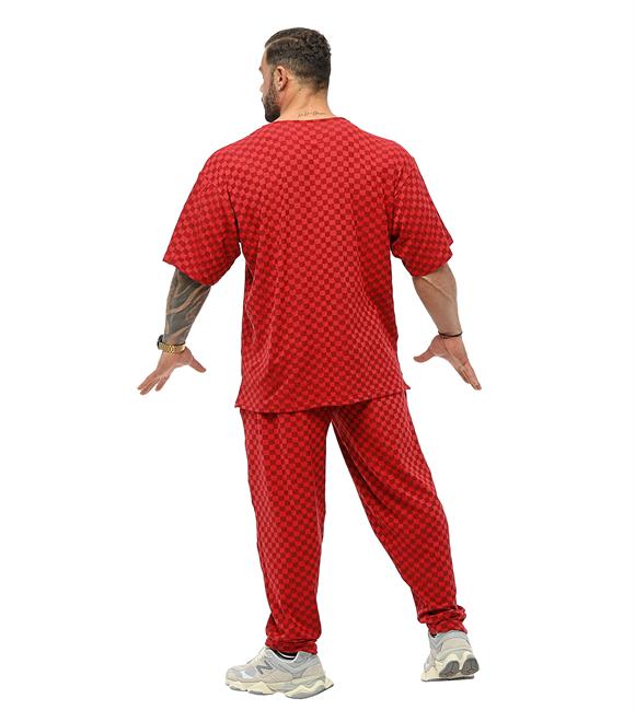 Mens Oversize Plaid Rag Top