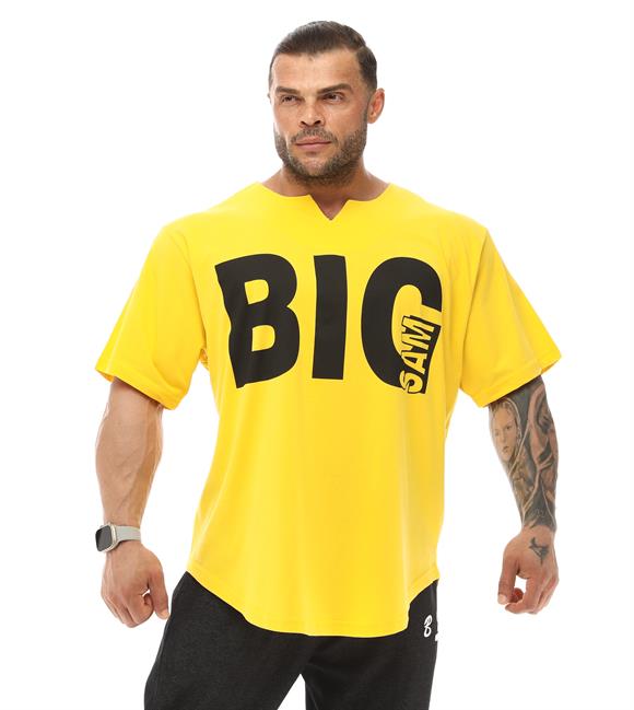 Mens Oversize Rag Top Gym T-shirt