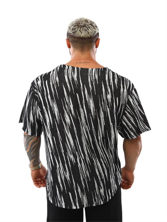 Mens Oversize Rag Top Gym T-shirt