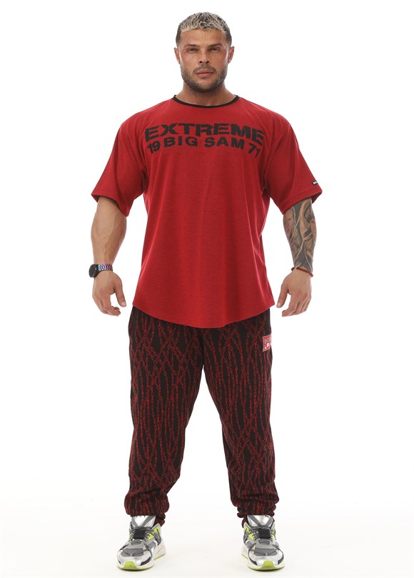 Mens Oversize Rag Top Gym T-shirt