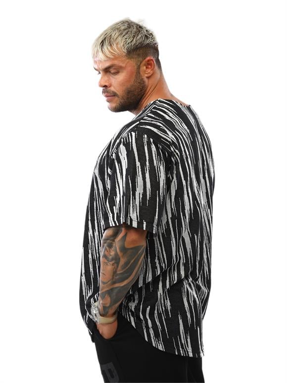 Mens Oversize Rag Top Gym T-shirt