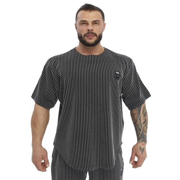 Mens Oversize Rag Top T-shirt Textured Fabric