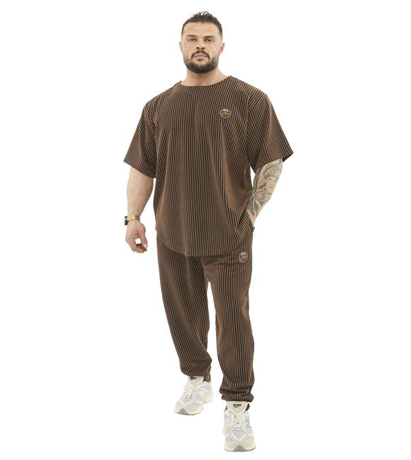 Mens Oversize Rag Top T-shirt Textured Fabric