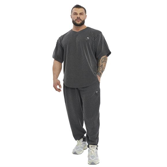 Mens Oversize Rag Top T-shirt Textured Fabric