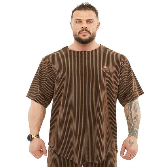 Mens Oversize Rag Top T-shirt Textured Fabric