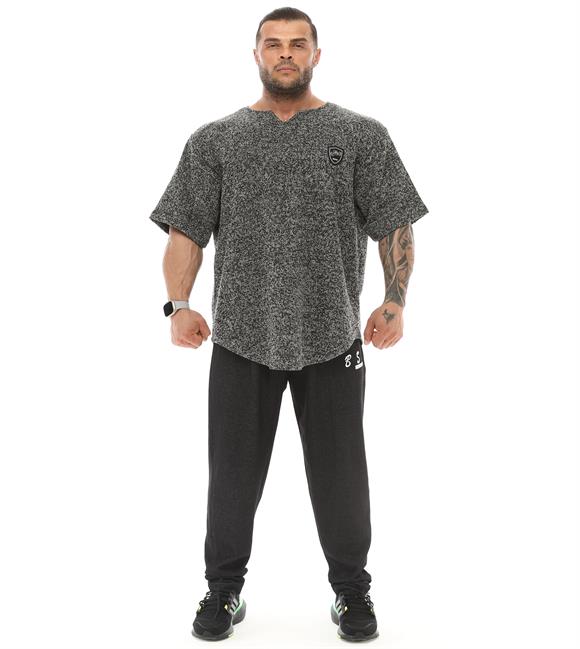 Mens Oversize Rag Top Thick Fabric T-shirt