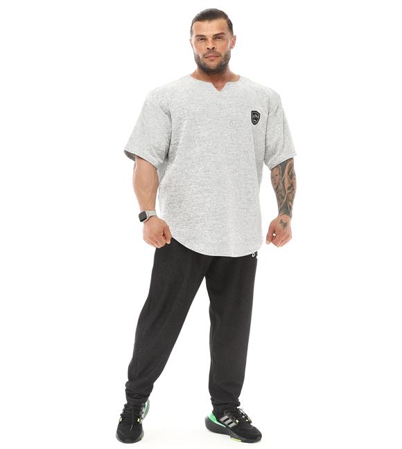 Mens Oversize Rag Top Thick Fabric T-shirt