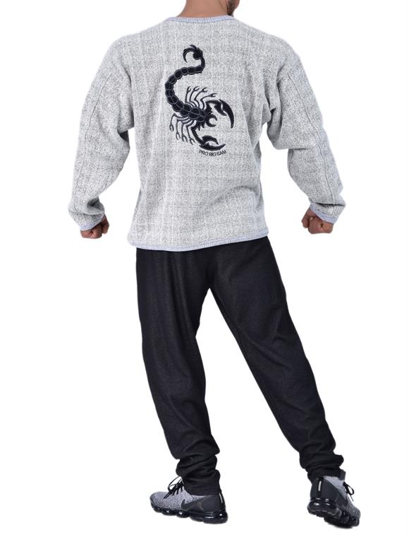 Mens Oversize Scorpion Cotton Sweatshirt