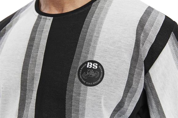 Mens Oversize Striped Sweatshirt 