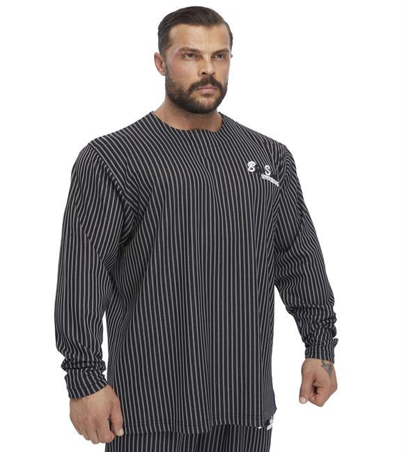 Mens Oversize Striped Sweatshirt 