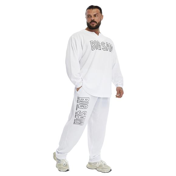 Mens Oversize Sweatshirt Long Sleeve Cotton Rag Top