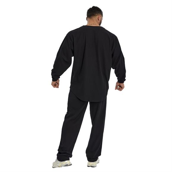 Mens Oversize Sweatshirt Long Sleeve Cotton Rag Top