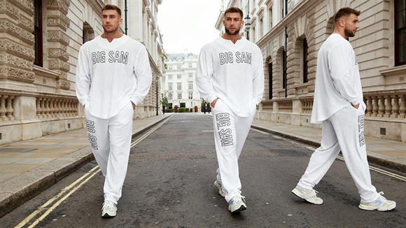 Mens Oversize Sweatshirt Long Sleeve Cotton Rag Top